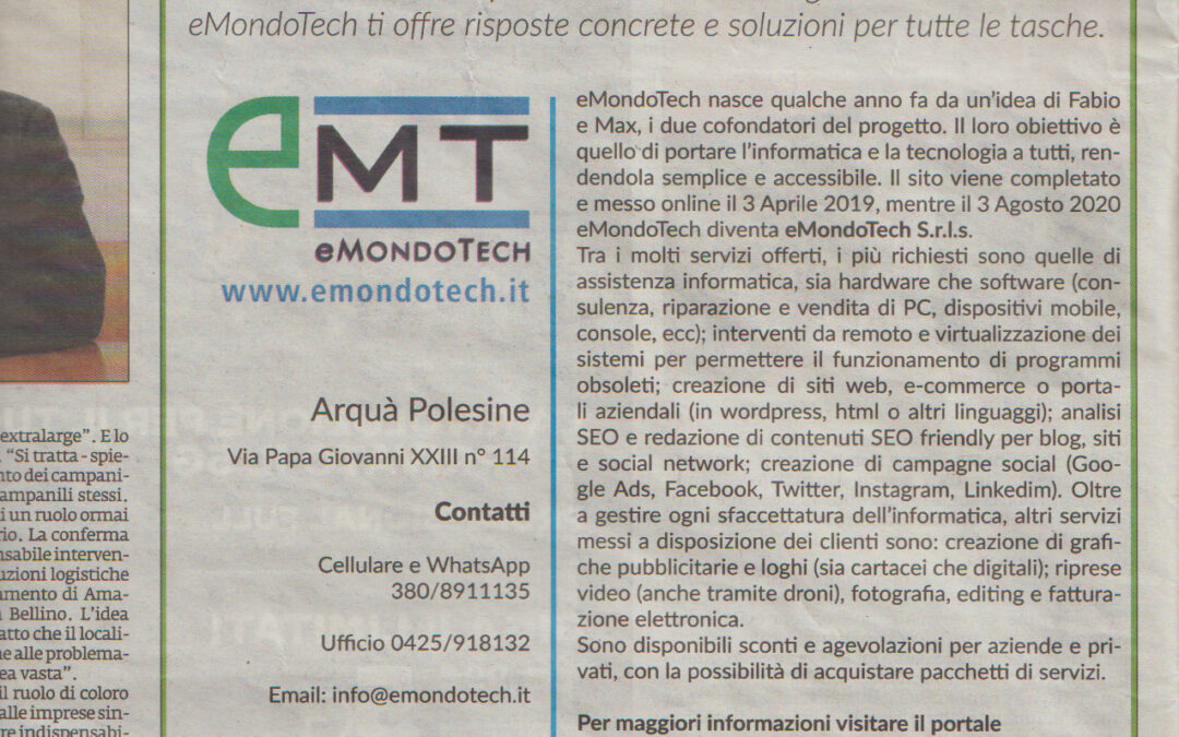 eMondoTech: L’Informatica è per tutti!